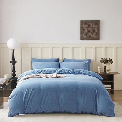 Queen Comforter Set Fluffy Bedding Comforter Sets  with 2 X Pillow Cases
