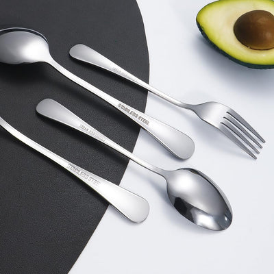 Silverware Set 20 Piece Stainless Steel Flatware Dishwasher Safe 