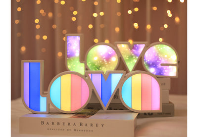 LED LOVE Light for Dorm Room, Girlfriend,  Birthday Wedding Party  Decor