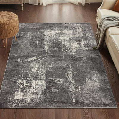 LUXE WEAVERS Modern Abstract Gray 5X7 Area Rug