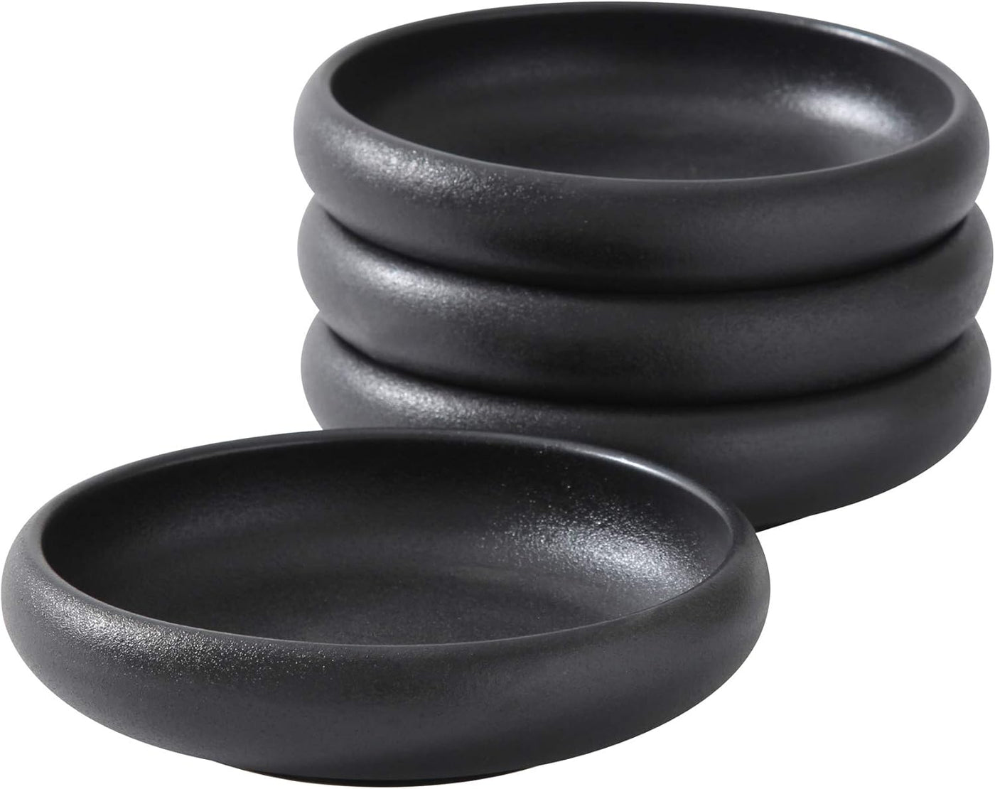 Set of 4 Serving Dishes,Salad Bowl Set,Dessert Plate,Appetizer Plate ,5.5 In