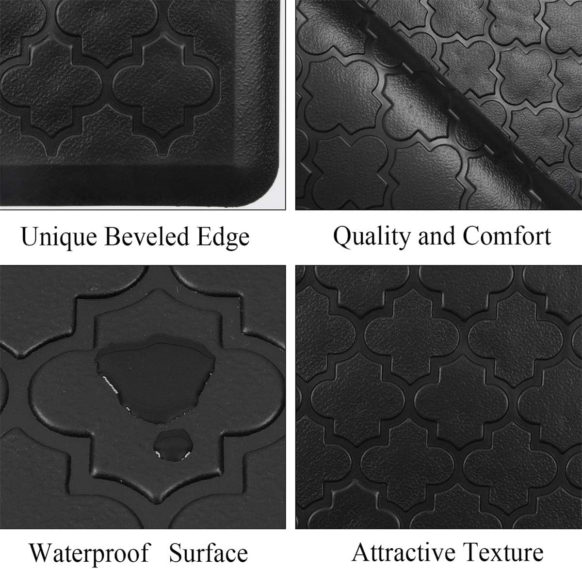 HEBE Kitchen Mat Cushioned anti Fatigue Kitchen Floor Mat Runner 20"X60" Non Slip Kitchen Mats for Floor Waterproof Kitchen Rugs and Mats Comfort Mat for Standing Desk,Sink,Laundry