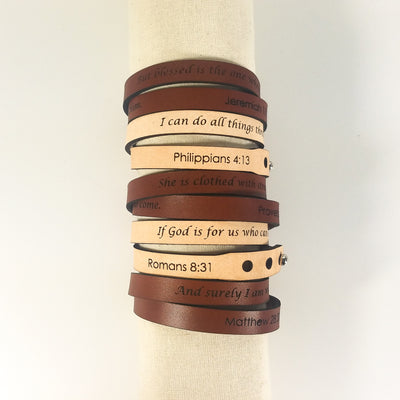 Spiritual Wrap Bracelets - And surely I am with you always