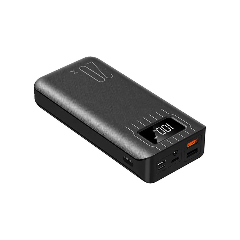 20000 mAh External Battery Power Bank Dual USB and LED Flashlight